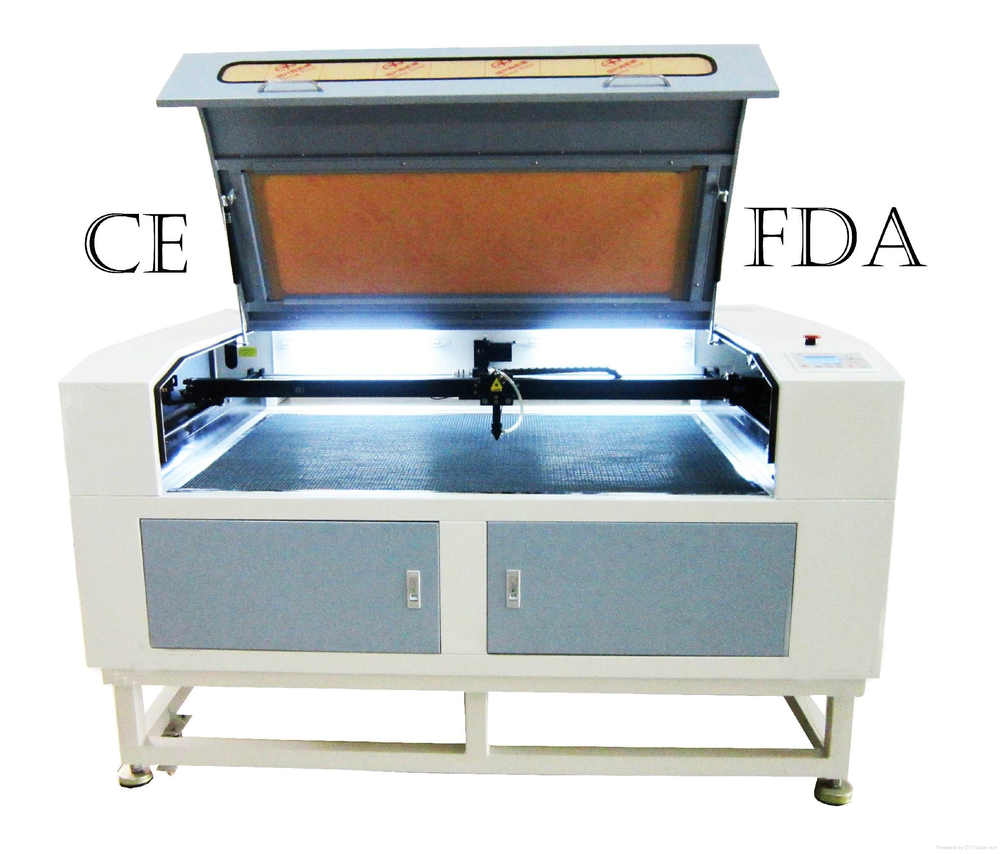 Sunylaser Rubber Laser Cutting Machine with Big Screen LCD Display