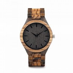 Leather strap private label watch wrist wholesale wooden watch diy wood watches