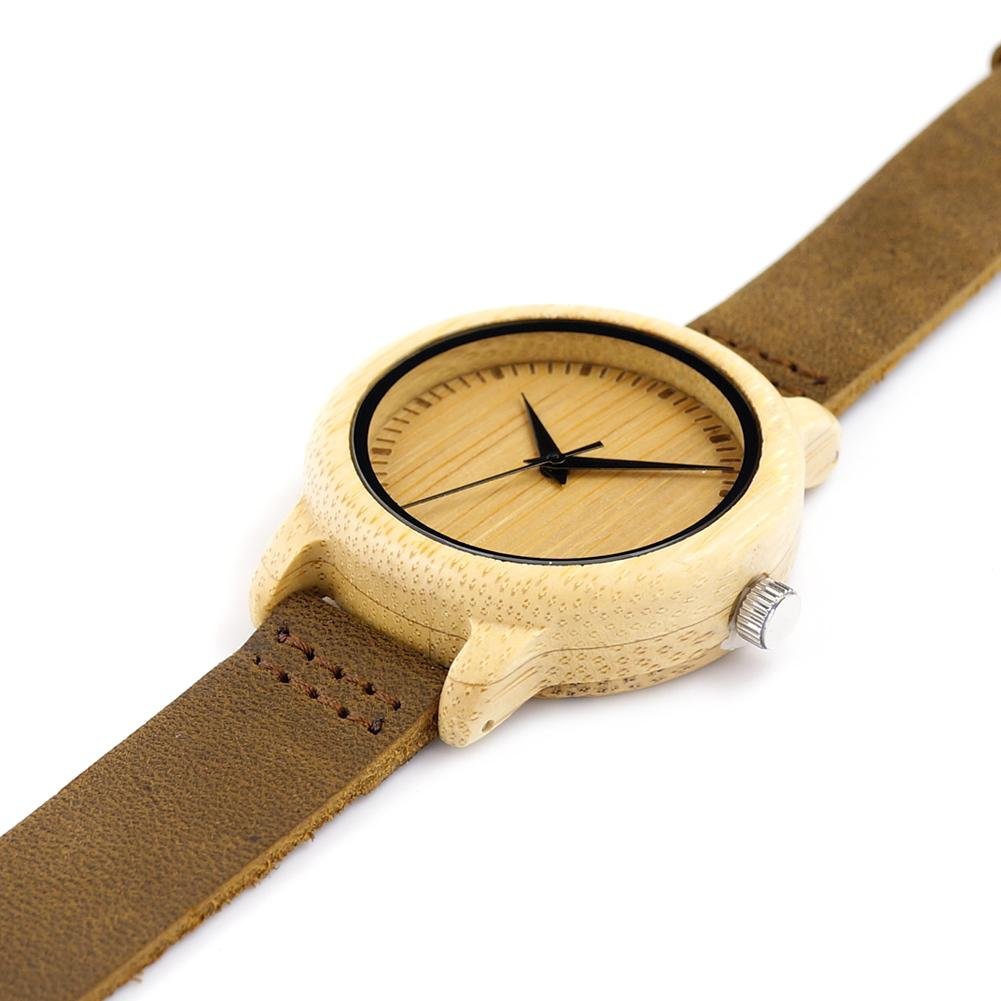 Wholesale handmade wooden watches japan movt watch sr626sw buy from China 4