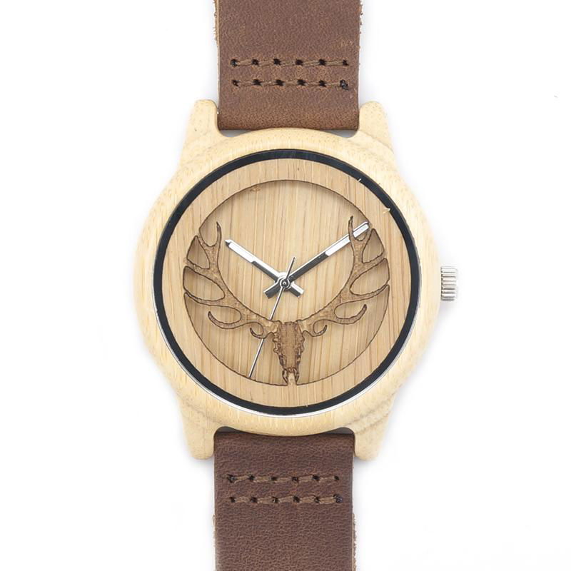 China watch factory sellig bobo bird wooden watch with gift paper box packing 