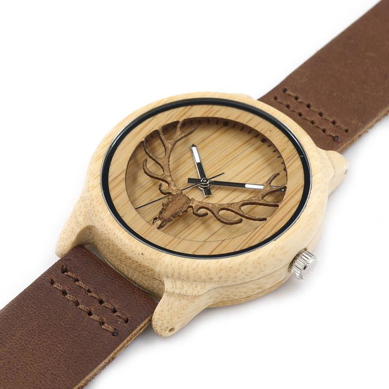 China watch factory sellig bobo bird wooden watch with gift paper box packing  5