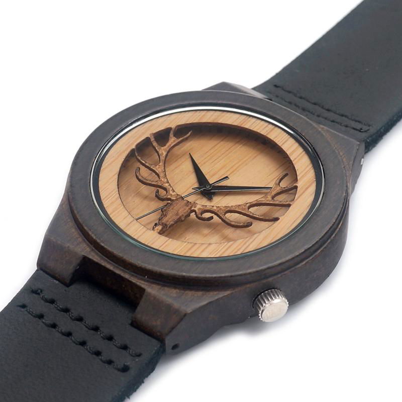 Shenzhen China Factory OEM Custom Logo All Natural Wood Watch 2