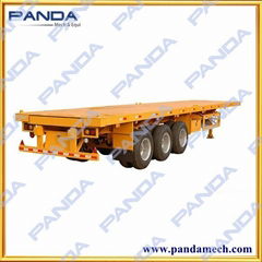 hina PANDA brand tri-axle container flatbed trailer