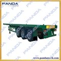 hina PANDA brand tri-axle container flatbed trailer 2
