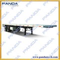 hina PANDA brand tri-axle container flatbed trailer 3