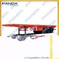 hina PANDA brand tri-axle container flatbed trailer 4