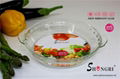 Borosilicate glass baking dish oven safe