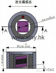 Insertion Loss High Isolation FSI Free Space Isolator for Laser Diode Package an