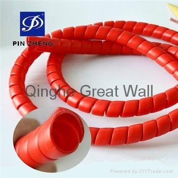 14mm Five Colors Customized PP Material Spiral Wire Cable Hose Guard 4