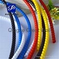 14mm Five Colors Customized PP Material Spiral Wire Cable Hose Guard 2