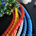 Multi-Purpose Colored Customized Flexible Plastic Spiral Hose Guard 3