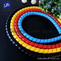 Multi-Purpose Colored Customized Flexible Plastic Spiral Hose Guard 4