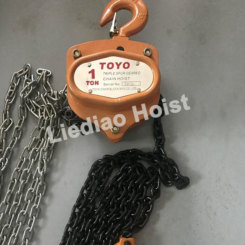 High Quality TOYO Manual Chain Hoist 2