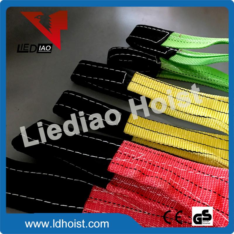 Colour Flat Eye Double Ply Polyester Webbing Sling Webbing Sling 3