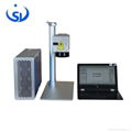 Free shipping fiber color laser marking machine for sale