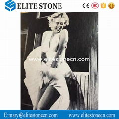 Excellent Quality Marilyn Monroe Natural Stone Wall Marble Tile Mosaic Mural 