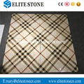 Project paving floor waterjet marble beige medallion tile 1