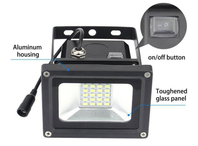 10W Solar Led Flood Light 3