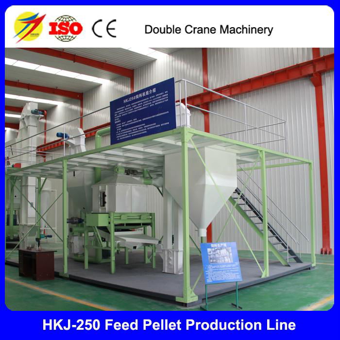 Shandong dezhou poultry feed mill pellet production line 4