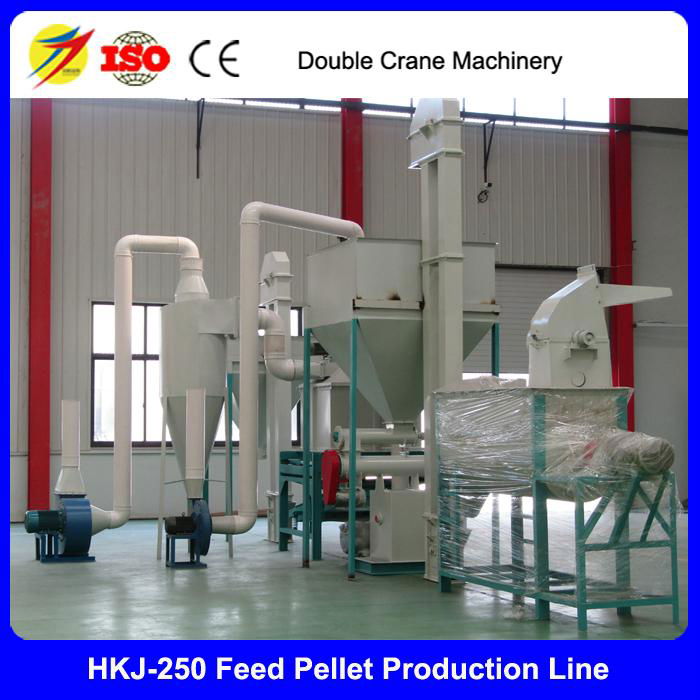 Shandong dezhou poultry feed mill pellet production line 5