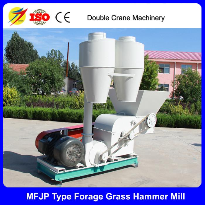 Cattle Straw Or Grass Feed Hammer Mill FQ50*50B Double Crane (China
