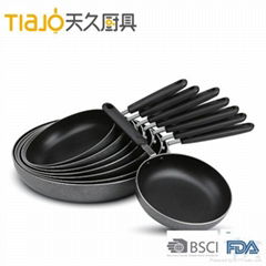 Aluminum cookware non-stic skillet & fry pan 