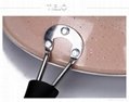 Marble coating spiral bottom skillet & fry pan with high quality 4