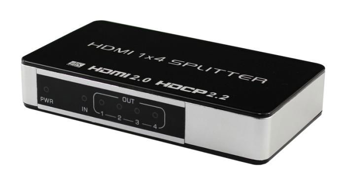 4K HDMI 2.0 splitter 4 way 3