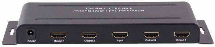 1x4 Ultra HD HDMI Splitter EDID 2