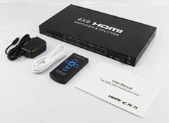 4K HDMI 4x8 Switcher & Splitter