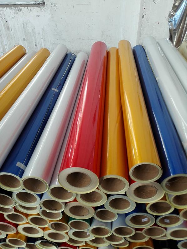 Advertisement reflective sheeting PET