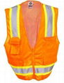 Unisex High Visibility Orange Glowear Vest