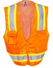 Unisex High Visibility Orange Glowear Vest