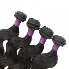 wholesale Brazilian Body Wave Hair Weave With Lace Closure 3 Bundles
