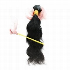 Indian Natural Wave Hair Weave 4 Bundles top quality wholesale price