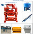 Semi automatic hollow block making machine for unburnt bricks