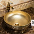 Handmade Ceramic Art Wash Basin Contemporary Bathroom Sinks 3