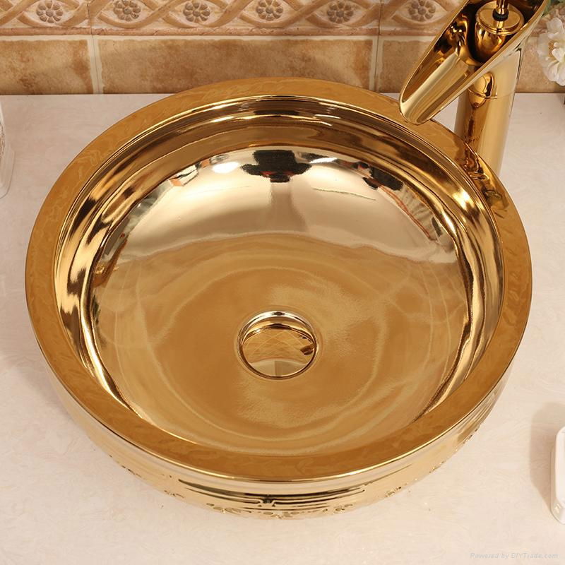 Handmade Kitchen Above Counter Top Wash Basin Sinks Ceramic Hand Wash Basin Sink 5