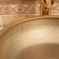 Modern Artistic Luxury Bathroom Countertop Ceramic Vanity Wash Basin Sinks 4