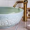 Hotel Modern High-end Handcrafted Ceramic Wash Basin Sinks 1