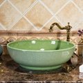 Hand Painting Bathroom Ceramic Wash Basin Sinks Antique Countertop 3