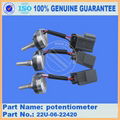 excavator spare parts PC220-7 potentiometer 22U-06-22420 1