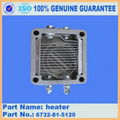 excavator spare parts PC220-7 heater 6732-81-5120 1