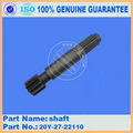 excavator spare parts PC220-6 final drive shaft 20Y-27-22110