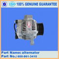 excavator spare parts PC210-7 alternator 600-861-3410 1