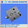 excavator spare parts PC200-8 relief valve 723-40-71900