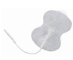Butterfly shape adult non-woven fabric wire tens electrodes