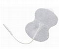 Butterfly shape adult non-woven fabric wire tens electrodes