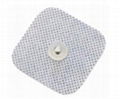 Square 40*40mm snap button non-woven tens electrodes