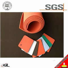 Heat-resistant silicone rubber foam flexible rubber sheet